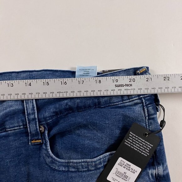 NWT True Religion Geno Relaxed Slim Jeans Men's 42 Stretch Medium Ink Blue SN - Picture 12 of 16